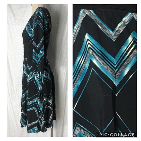 EVAN-PICONE stretchy patterned dress 8 - Picture 3 of 7